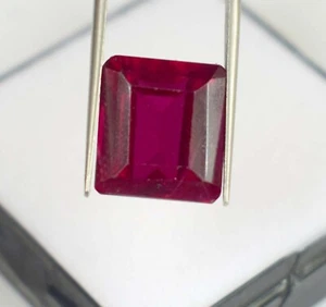 Beryll Bixbite roter Smaragd 15,95 ct natürlicher Smaragdschliff Edelstein zertifiziert E5512 - Bild 1 von 8