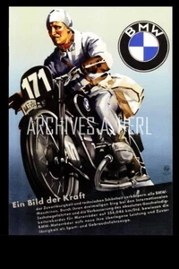BMW 500 Kompressor 1935 Ernst Henne Motorraddruck - Bild 1 von 1