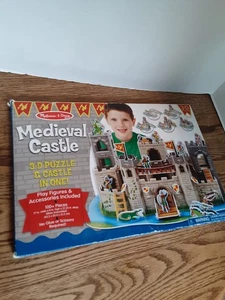 Melissa & Doug Medieval Castle 3d Puzzle New in Package - Picture 1 of 2