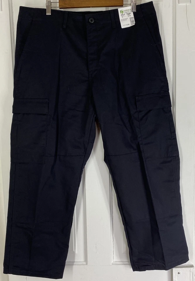 Horace Small (Mens Size Large/Short 37x28) Black Durable Cargo Work Pants TA2291 - Image 1 of 4