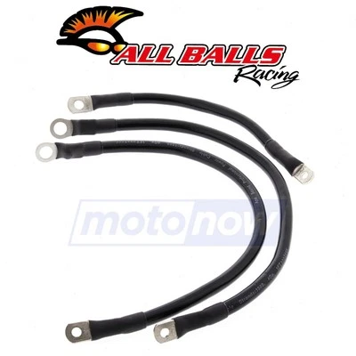 All Balls Battery Cable Kit for 1970-1979 Harley Davidson FLH Electra Glide vn Foto 1 de 4