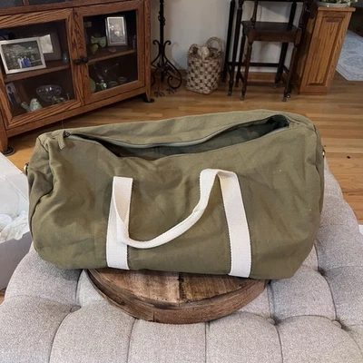 Known Supply Duffel Bag Weekender Canvas Olive Army Green - Image 1 of 4