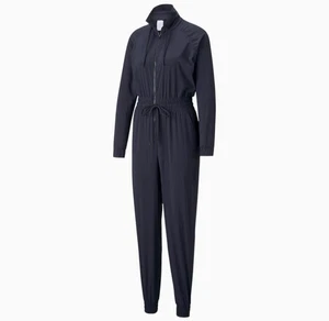 Puma GOOP WINDBREAKER JUMP SUIT Zip shirt Pant CHIC dress Romper Womens sz S~nwt - Picture 1 of 6