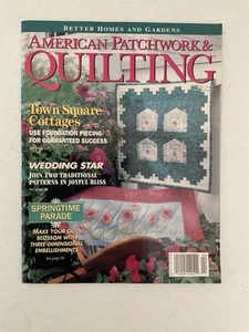 VTG Better Homes & Garden American Patchwork & Quilting Magazine April 1996 - Bild 1 von 2
