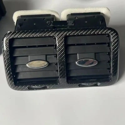 Real Carbon Fiber Rear Center Vent Overlay for Maserati GranTurismo GTS GC 08-19 - Image 1 of 4