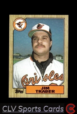 Baseball sports Topps Jim Traber Baltimore Orioles Near Mint or Better - Image 1 of 2