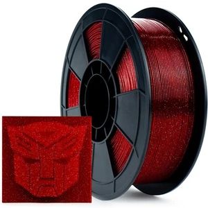 Glitter PLA Filament 1.75mm, Semi-Transparent PLA Base, 3D Printer Filament S... - Picture 1 of 7