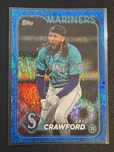 2024 Topps Series 1J.P. Crawford Blue Holofoil /999 Seattle Mariners - Picture 1 of 2