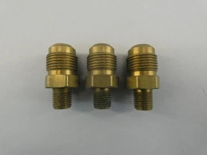 *Lot of 3* Parker Brass 3/8 Npt to 5/8 Flair Adapter Fitting - NEW Surplus! - Picture 1 of 4