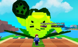 5.7m - 6.8m dps neon commando apple / tradeable / plant vs brainrot / pvb - Picture 1 of 3