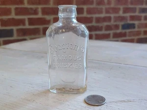 SELTENE antike SEAGRAM'S BERÜHMTE WHISKYS Miniatur Schnaps Korken Deckel Flasche 4" - Bild 1 von 12