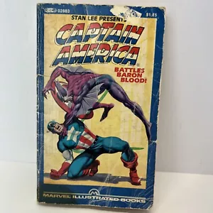 Stan Lee presenta Captain America Battaglie Baron Blood Marvel illustrato 1982 - Foto 1 di 10