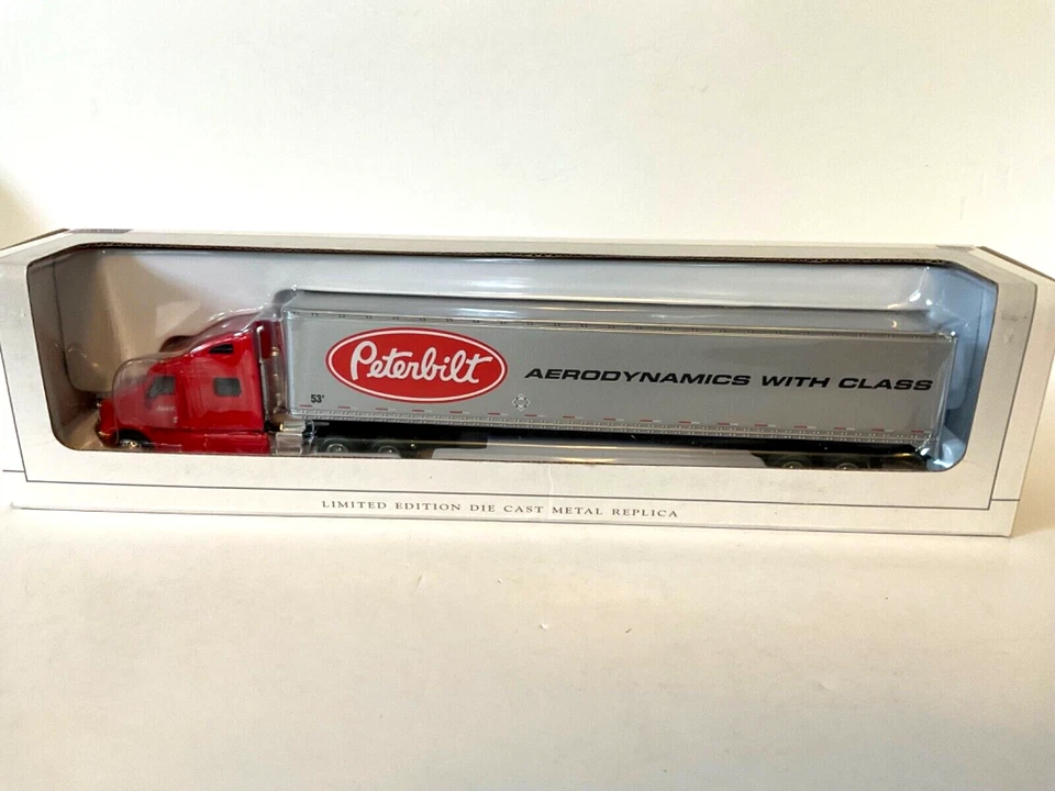 Peterbilt 387 Model Peterbilt Logo Tractor Trailer 1/64th Scale Speccast  #33516 - Image 1 of 4