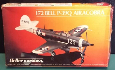 HELLER - BELL P-38 Q  AIRACOBRA   SCALA 1:72 vintage kit - Immagine 1 di 4