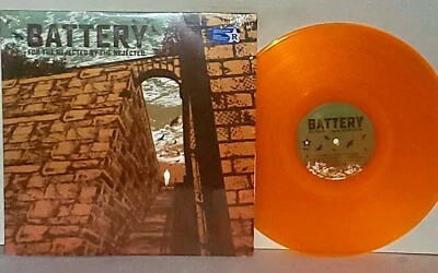 BATTERY For The Rejected Orange Vinyl LP VG+ Plays Well 2017 Revelation REV170  - Image 1 of 4