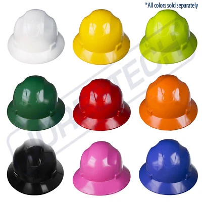 JORESTECH® HARD HAT FULL BRIM JORESTECH 4 POINT RATCHET SUSPENSION CONSTRUCTION SAFETY ANSI