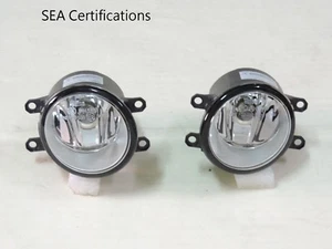 New Genuine Valeo Pair Camry Corolla Matrix Prius Yaris Fog Lights Lamp Set FT - Picture 1 of 5