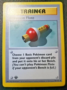1999 Pokemon Base 1st Edition #86 Pokémon Flute Pokémon Game CCG - Picture 1 of 4
