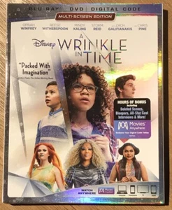 A Wrinkle in Time (Blu-ray, 2018) ⭐☆🌟NEW/SEALED🌟☆⭐ - Picture 1 of 2