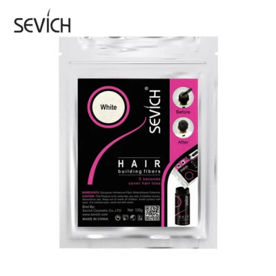 25/50//100g Hair Loss Care Powder Sevich Hair Building Fibers Refill Concealer - Image 1 of 4