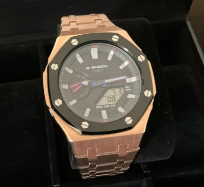 Custom GA2100 G-Shock Oro Rosa Retro Edición Años 90 GA-2100THB-7AJF Foto 1 de 4