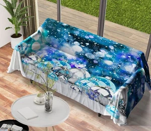 3D Weihnachten H1140 Sofabezug Hochelastisch Lounge Schonbezug Schonbezug Couch - Picture 1 of 5