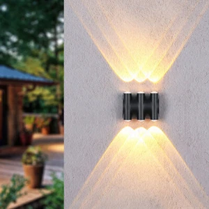Outdoor/Indoor LED Wall Washer Light Waterproof Up/Down Porch Lamp Fixture Gate - Picture 1 of 52