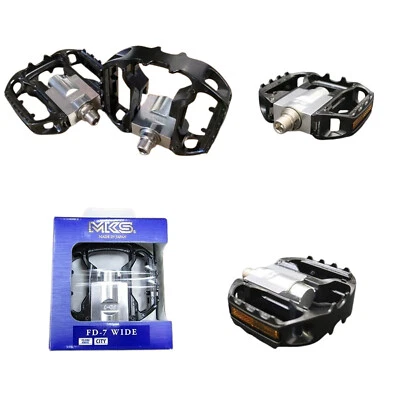 MKS FD-7 WIDE Folding Bear Paws Pedal Folding Bike MTB 92x109.7mm Black - Image 1 of 4