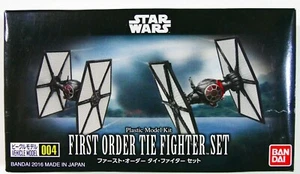 Bandai Star Wars Vehículo Modelo 004 Primer Orden Tie Fighter Set Nuevo en Caja de Japón - Imagen 1 de 3