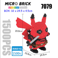 Pokémon Blocos De Montar Kit 7 Bonecos Nanoblock 940 Peças no Shoptime