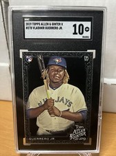 2019 Topps Allen & Ginter X #278 Vladimir Guerrero Jr RC Rookie SGC 10 GEM 💎💎