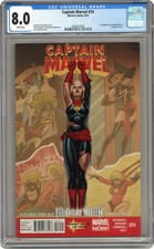 Captain Marvel #14 Quinones Variant CGC 8.0 2013 3906257020