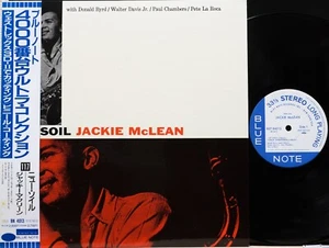 JACKIE McLEAN "NEW SOIL" BLUE NOTE Japan LP Vinyl OBI EX/EX Donald Byrd - Picture 1 of 4