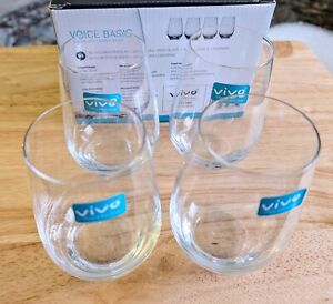 Drinking Glasses New Vivo Voice Basic By Villeroy & Boch Set Of 4 397ml/13oz