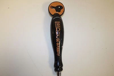 Ceramic 12" The Duck Rabbit brown ale Beer Tap Handle black - Image 1 of 4