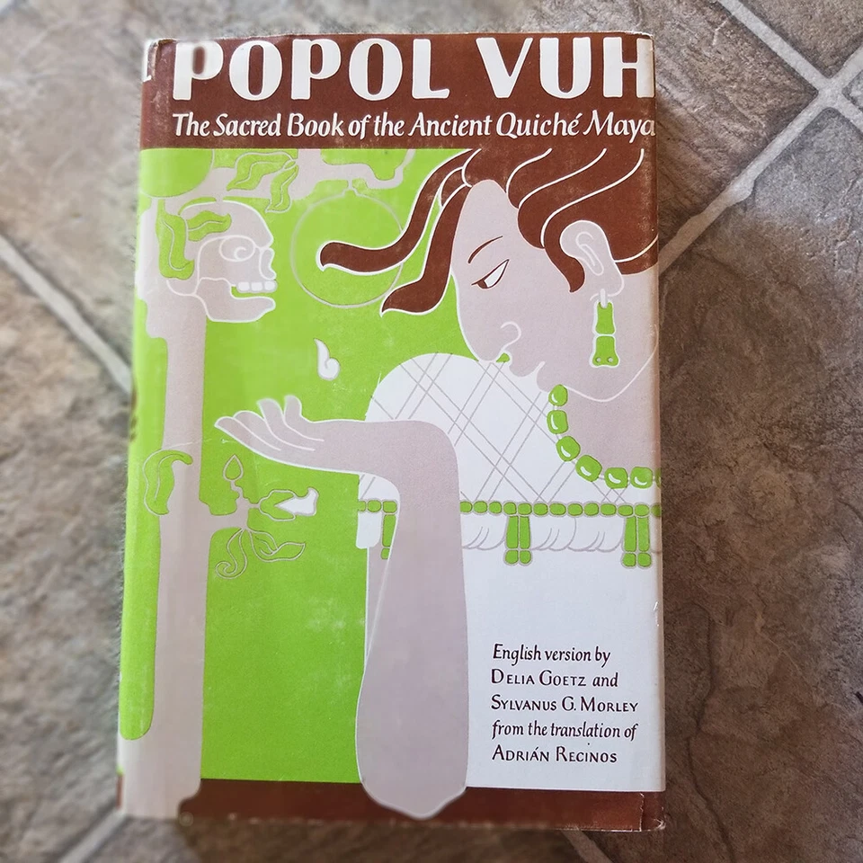 POPOL VUH The Sacred Book of the ancient Quiche  Maya R.G. Morley DJ/HC 1965  - Image 1 of 4