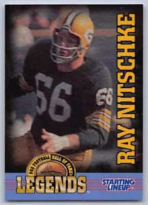 1998 RAY NITSCHKE Starting Lineup Card - SLU - Green Bay Packers NFL LEGENDS - Bild 1 von 2