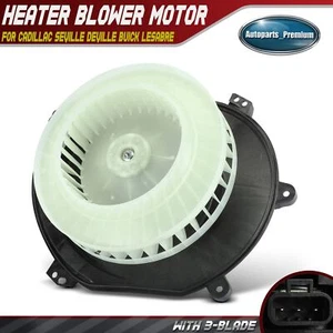 HVAC Heater Blower Motor with Wheel for Cadillac Seville DeVille Buick LeSabre - Picture 1 of 9