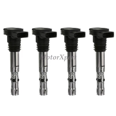 06A905115D OEM 4 pcs Ignition Coil For VW Beetle Jetta Golf Passat Audi A3 TT - Image 1 of 2