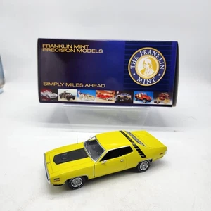 Franklin Mint 1971 Plymouth Road Runner L.E amarillo/alta visibilidad raro completo en muy buen estado - Imagen 1 de 23