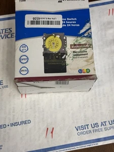 Intermatic T104M 40 Amp 208-277V DPST 24 Hour Mechanical Time Switch Mechanism - Picture 1 of 5