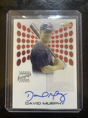 DAVID MURPHY 2004 TOPPS FINEST AUTO AUTOGRAPH SIGNATURE BOSTON RED SOX MINT - Image 1 of 2