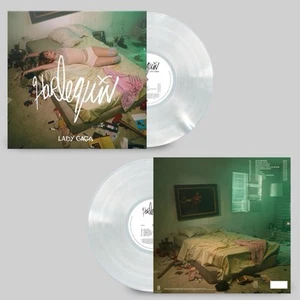 LADY GAGA HARLEQUIN EXCLUSIVE VINYL ALT COVER & POSTER CLEAR WHITE NEW - Picture 1 of 1