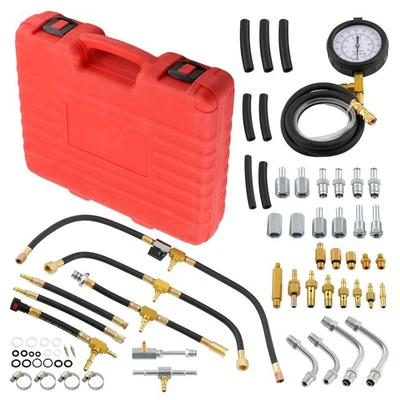 Benzindruck Prüfer Drucktester Messer Kraftstoffdruck Werkzeug Satz 0-10 Bar - Bild 1 von 4