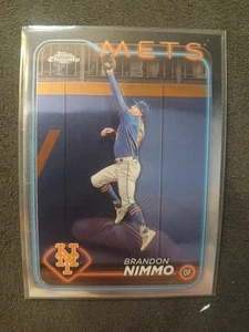 Brandon Nimmo - Mets - 233 - 2024 Topps Chrome Baseball - Foto 1 di 1