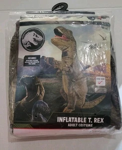 Jurassic World 🔥TRex aufblasbares Kostüm für Erwachsene Einheitsgröße PARTY TIME❗️ - Bild 1 von 5
