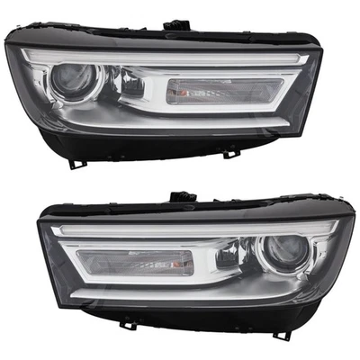 For Audi Q5 2018 2019 2020 Headlight Assembly Driver & Passenger Side Pair CAPA Foto 1 de 3