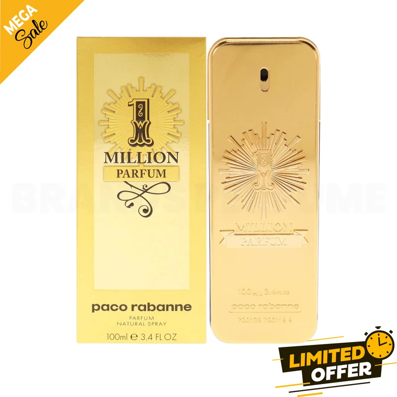 1 Million Parfum BY PACO RABANNE 3.4 FL. OZ. parfum SPRAY FOR MEN - Image 1 of 1