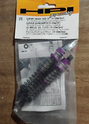 HPI A718 Nitro MT2/Original MT Front+Rush Rear 70-103mm Threaded Shock Set - Image 1 of 4
