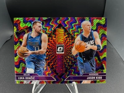 Brillo óptico Luka Doncic/Jason Kidd 2024-25 ilusiones ópticas/75 Mavericks Foto 1 de 2